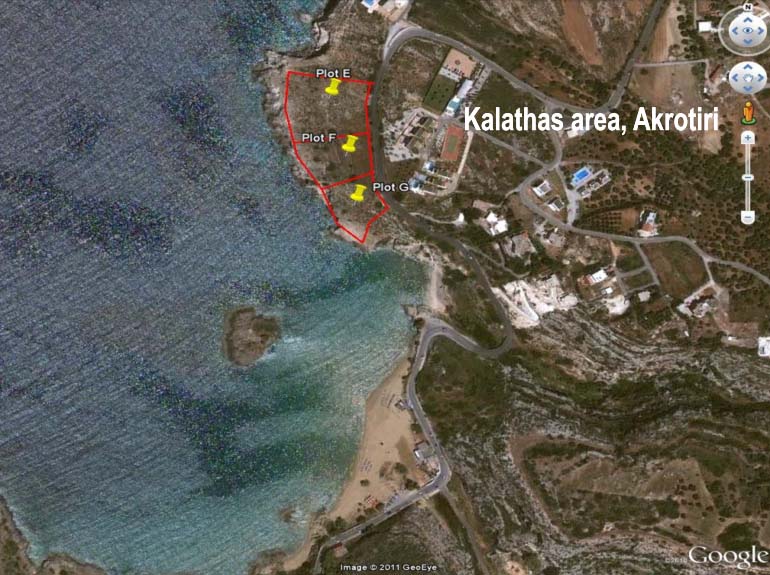 Продажа участков земли у моря на Крите Участки на первой линии моря Крит